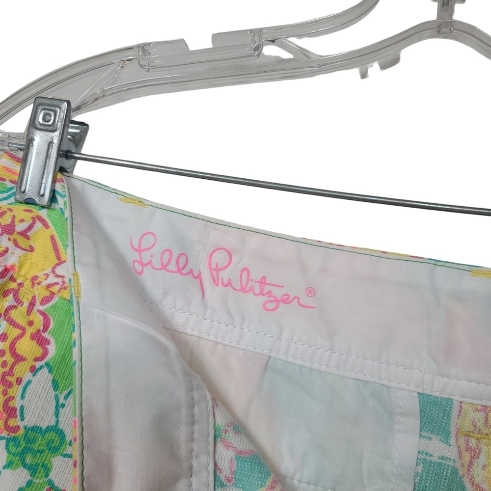 Lilly Pulitzer The Walsh Colorful Floral Shorts 2 - Picture 4 of 6